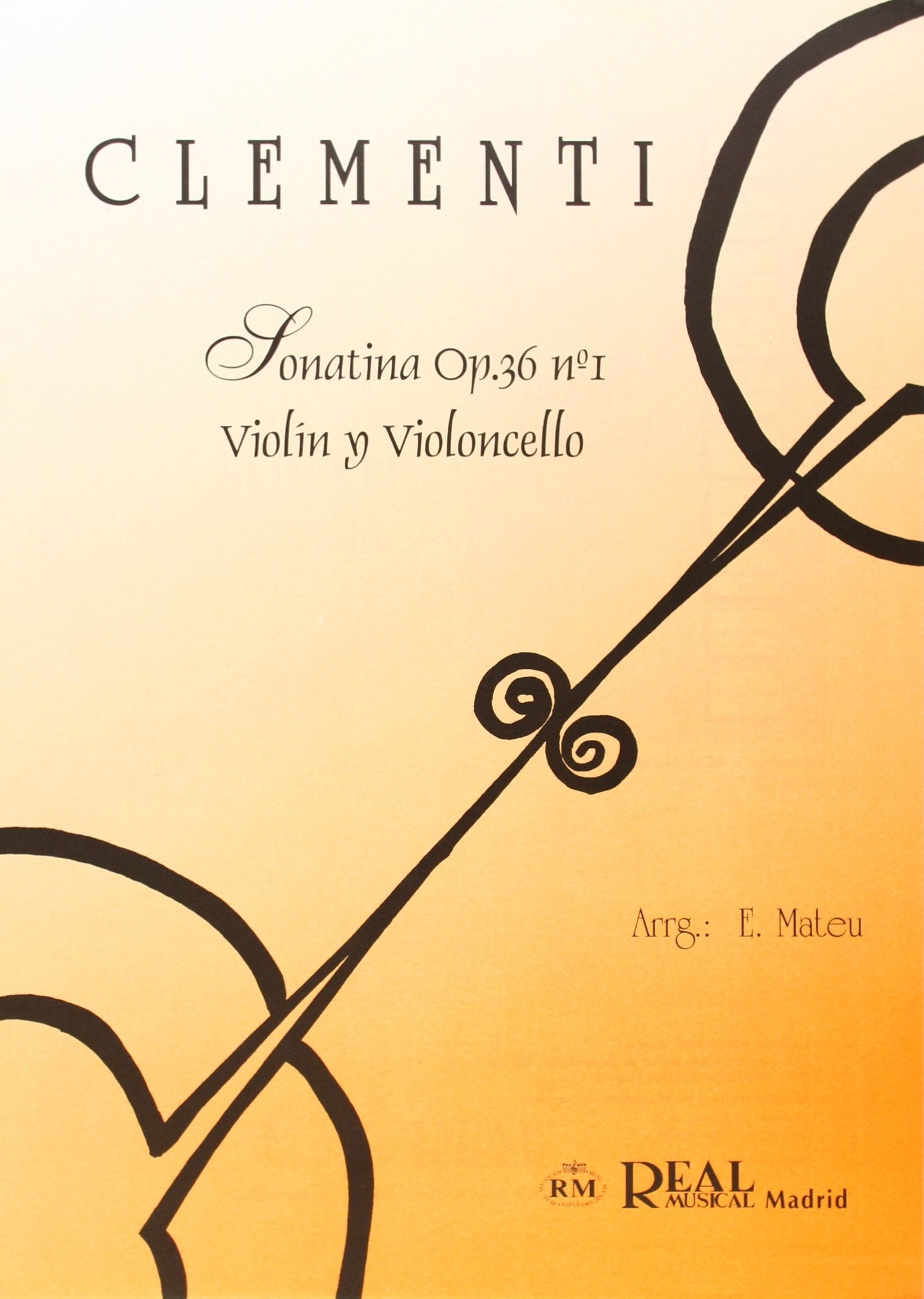 Muzio Clementi: Sonatina Op.36 No.1, para Violín y Violoncello. Für Violine, Cello Books