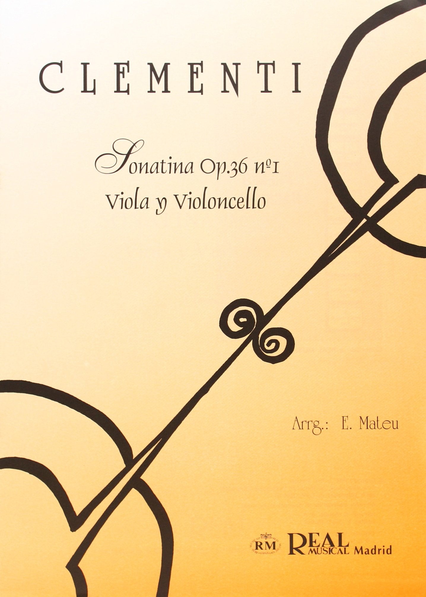 Sonatina no.36,1: for viola and violoncello score Books