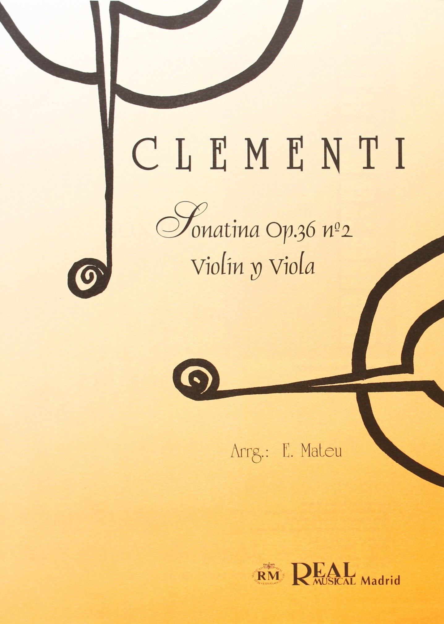 Sonatina Op.36 No.2, Para Violin y Viola Books