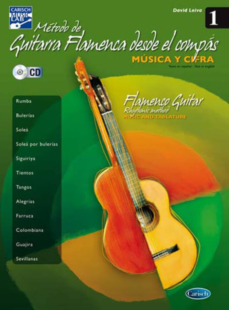 Metodo de guitarra flamenca desde el compas, volume 1 guitare+cd book
