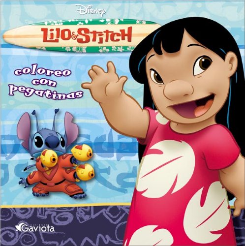 Lilo & Stitch. Coloreo con pegatinas Books