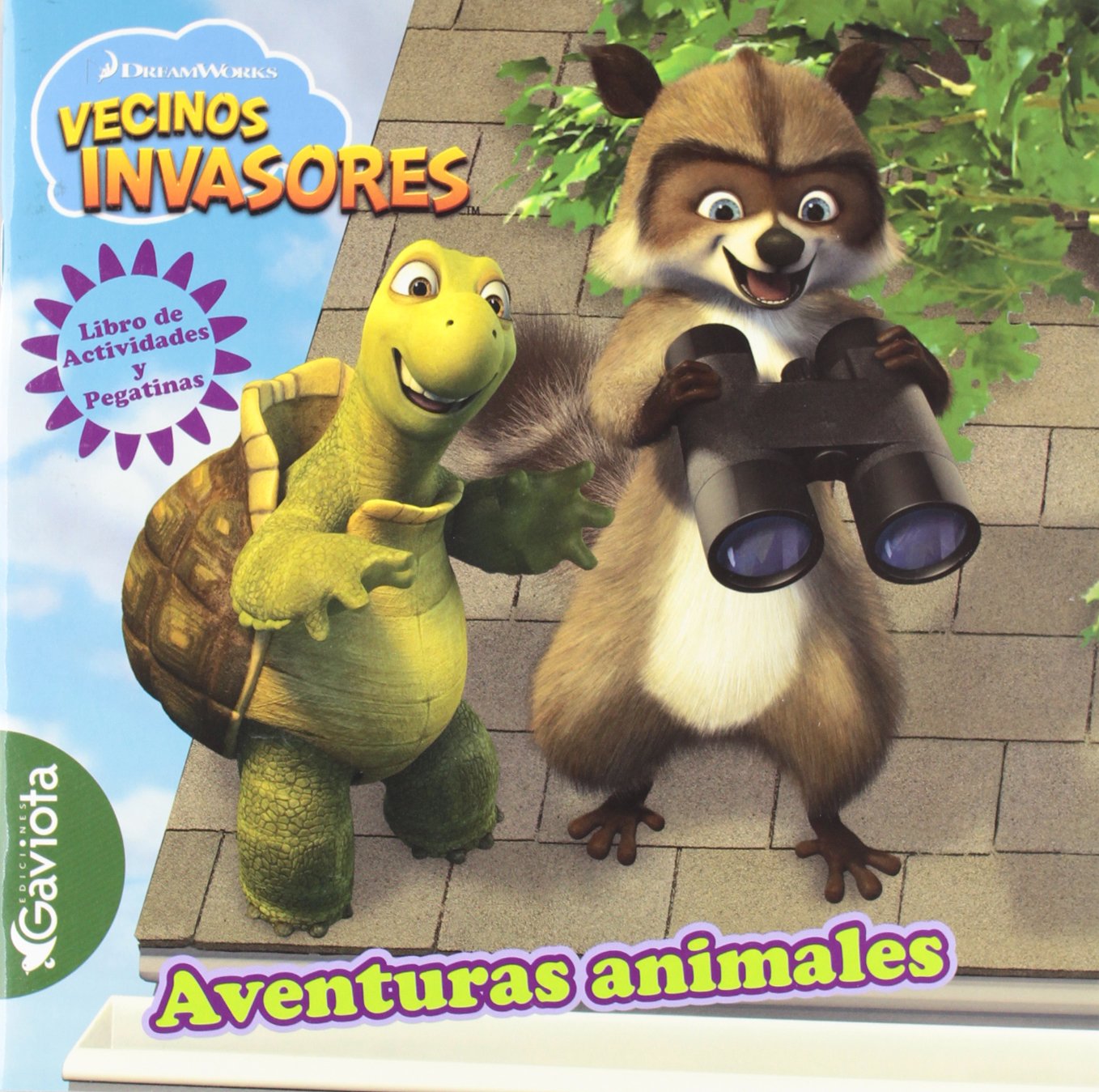 Vecinos Invasores. Aventuras animales. Libro de actividades y pegatinas book