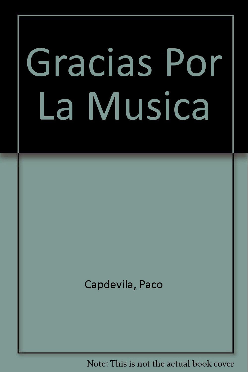 Gracias por la música book