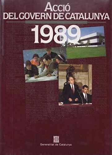 Acció del govern de Catalunya 1989 Books
