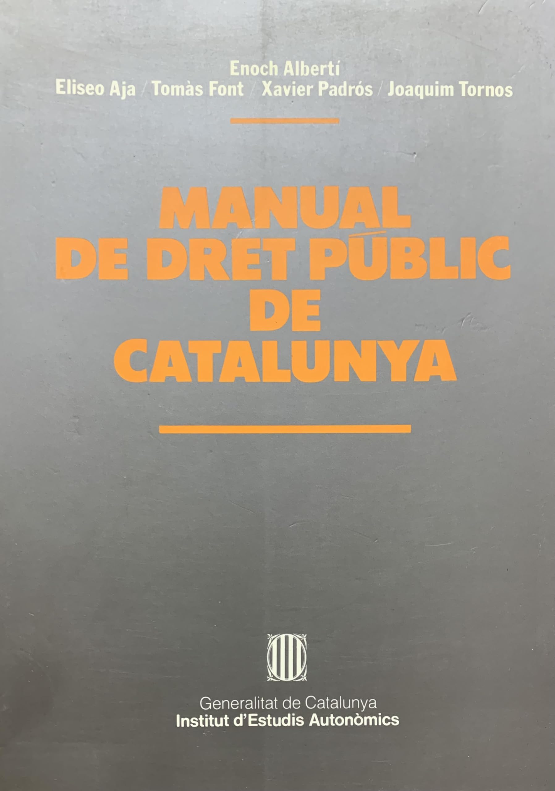 Manual de dret públic de Catalunya Books