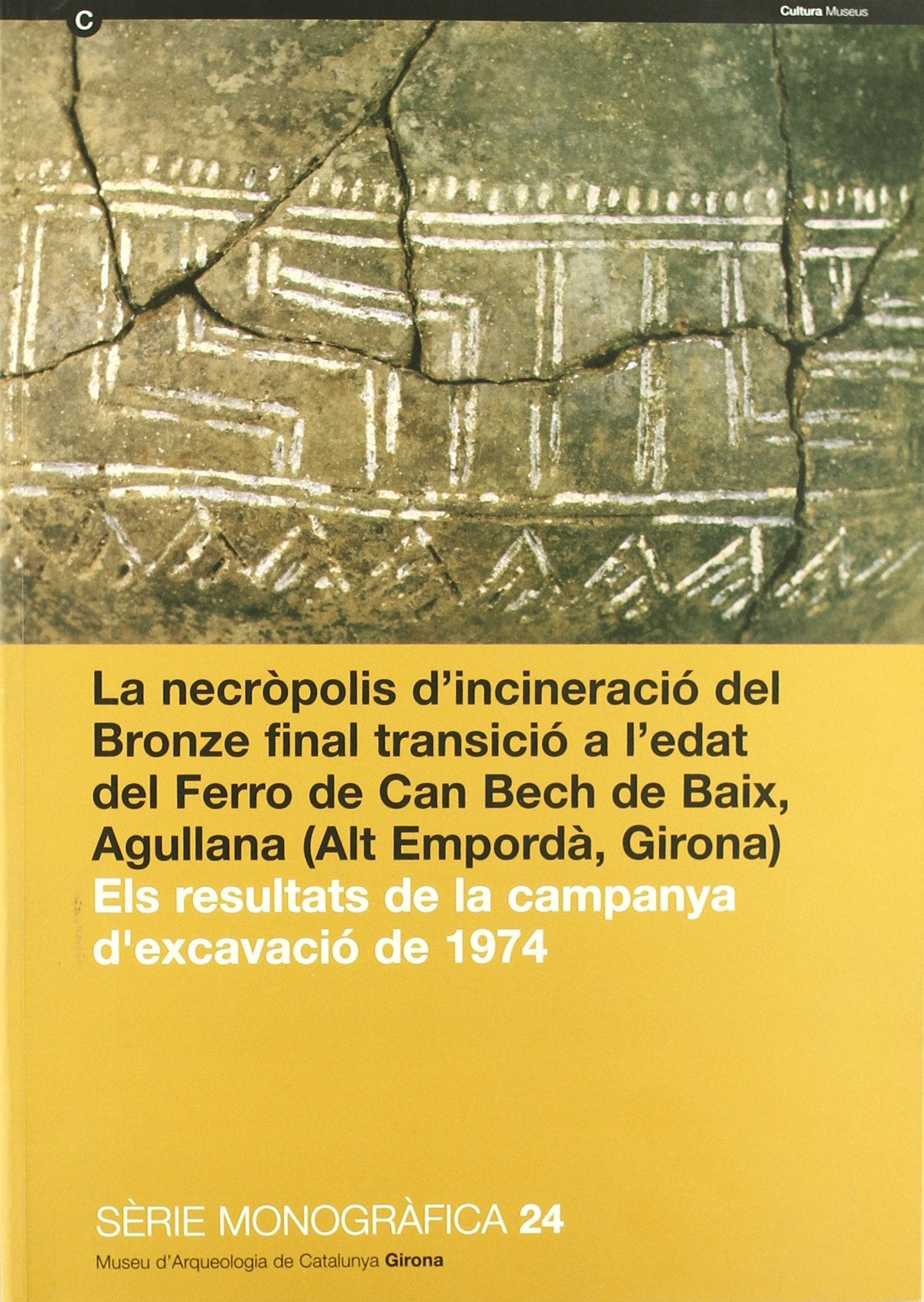 La necropolis d'incineracio del bronze final transicio l'edat del ferro de can bech de baix, agullana book