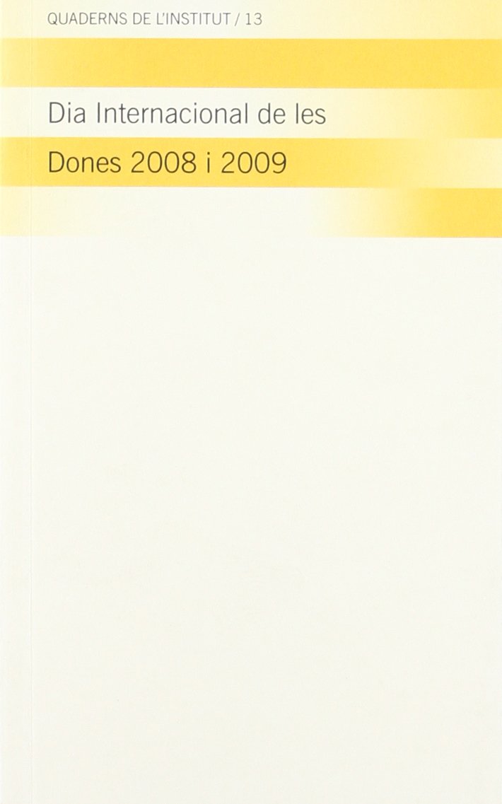 Dia Internacional de les Dones 2008 i 2009 book