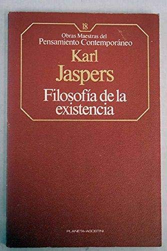 Filosofía de la existencia / Filosofia de la existencia book