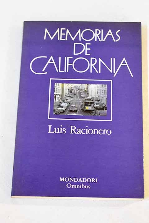 Memorias de California book