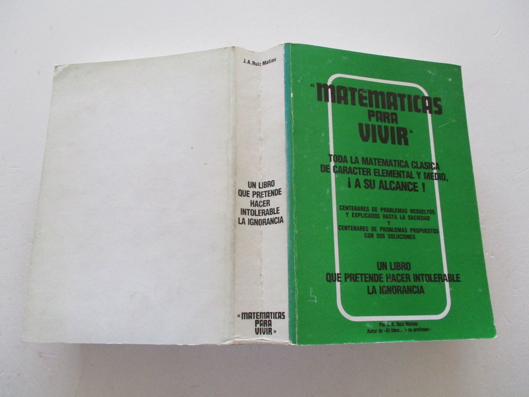 Matemáticas para vivir Books