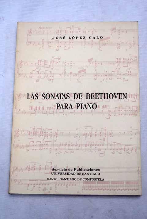 Las sonatas de Beethoven para piano Books