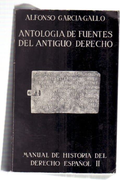 Manual de historia del derecho español 2 volumenes book