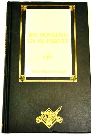 Sin novedad en el frente book