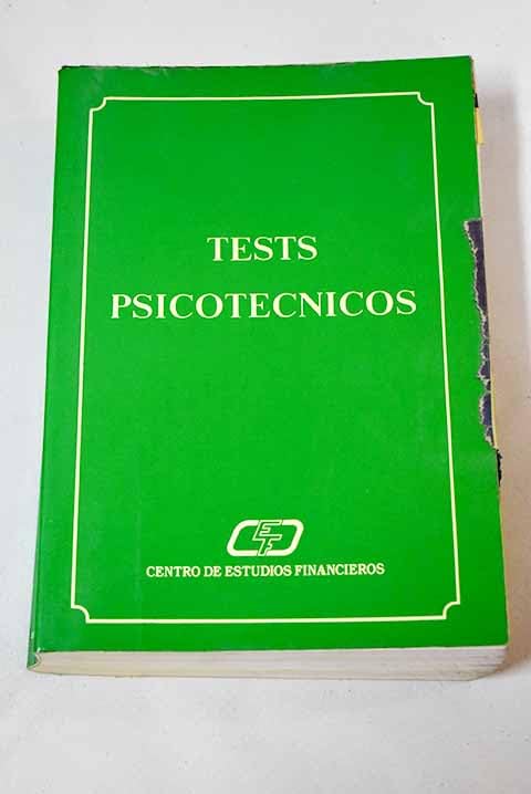 Product Image: Tests psicotécnicos