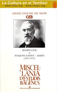MiscelÀlÓnia d'estudis bagencs 5. homenatge a joaquim sarret Books