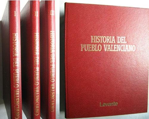 HISTORIA DEL PUEBLO VALENCIANO - 3 TOMOS book