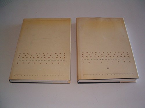 Arquitectura española contemporánea Books