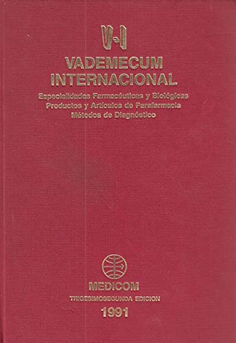 V-I VADEMECUM INTERNACIONAL. Especialidades farmaceuticas y biológicas. Productos y artículos de par book