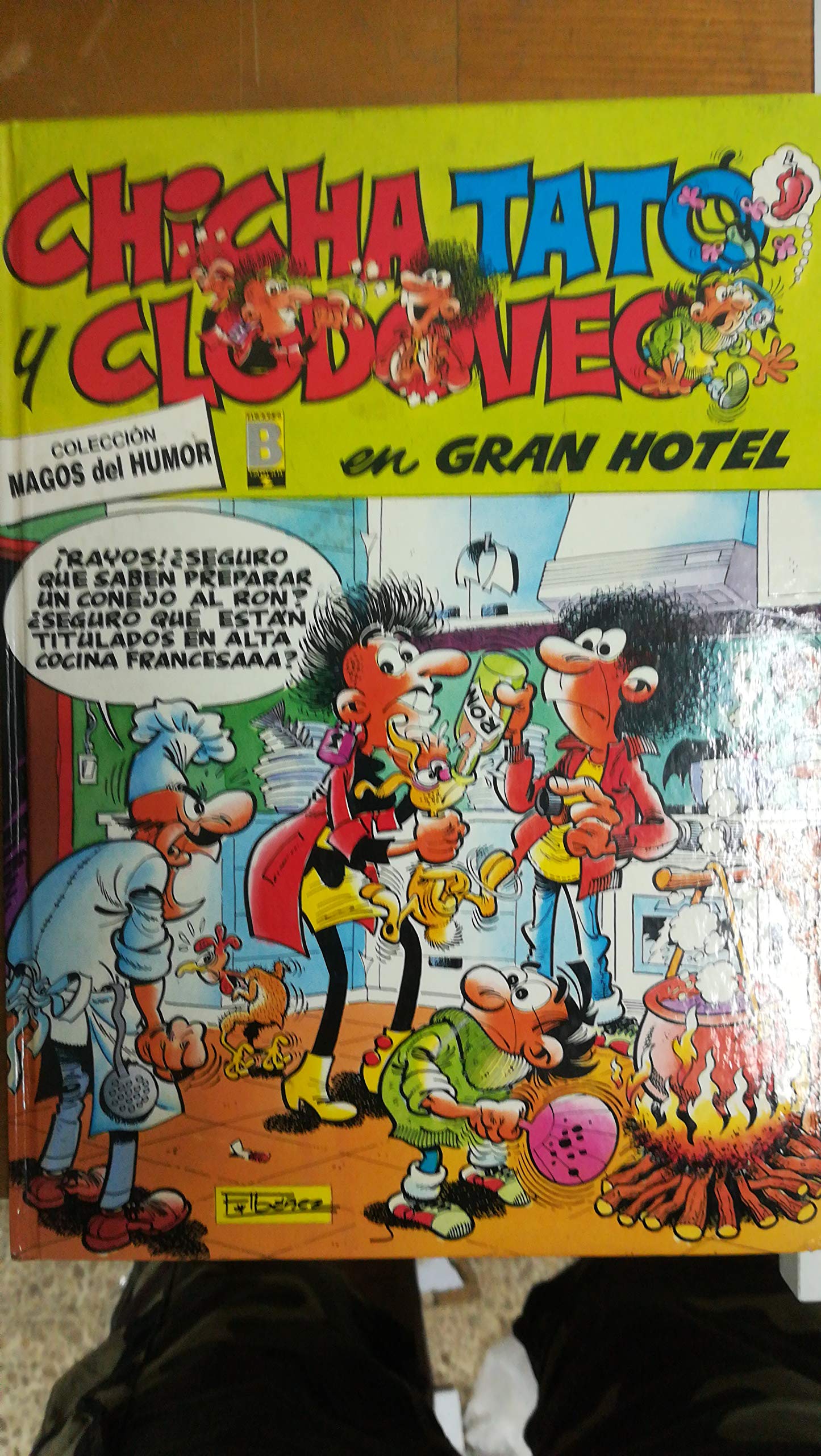 Chicha, tato y clocoveo en gran hotel Books