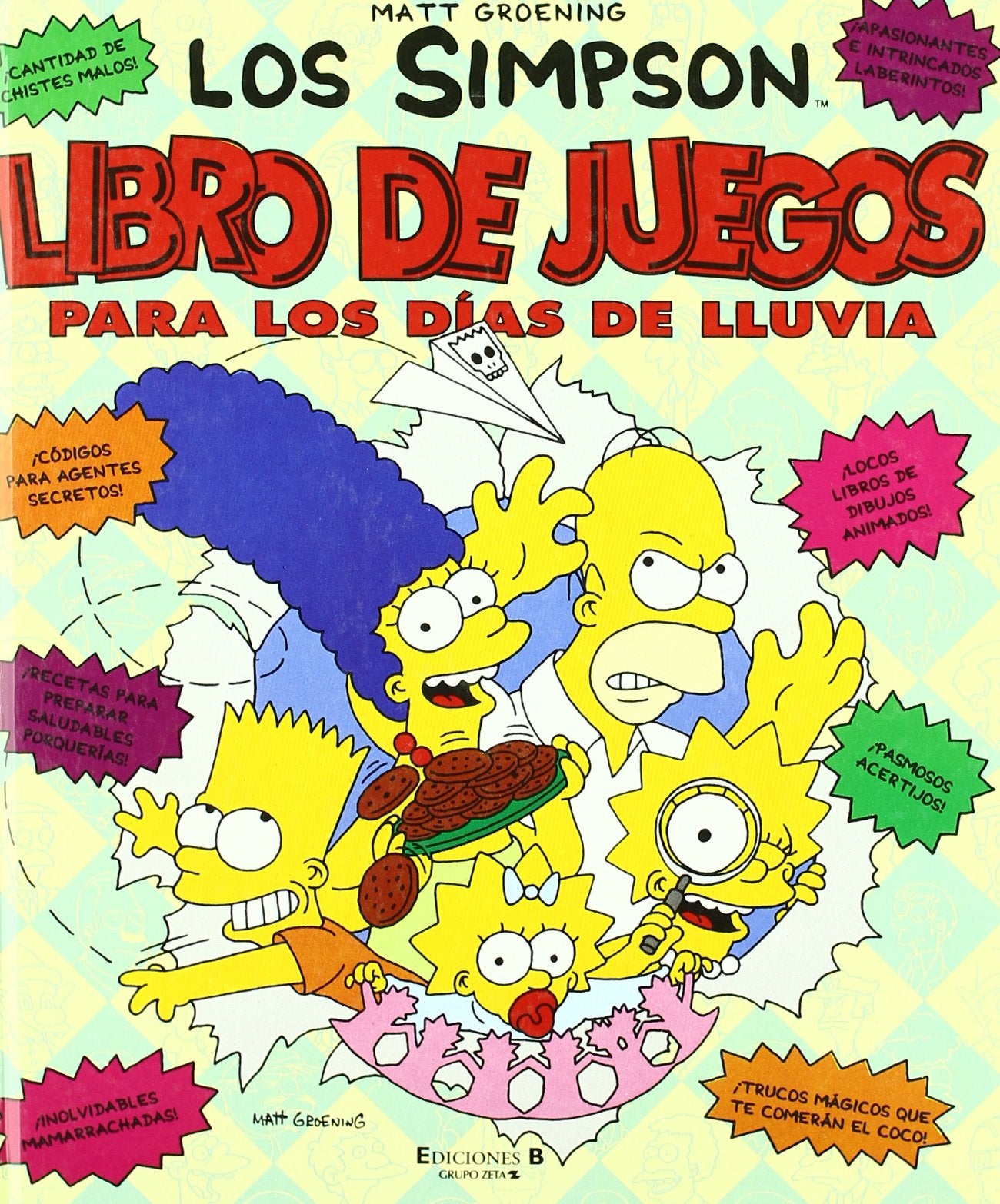 Libro de juegos para los días de lluvia (Los Simpson. Actividades) book