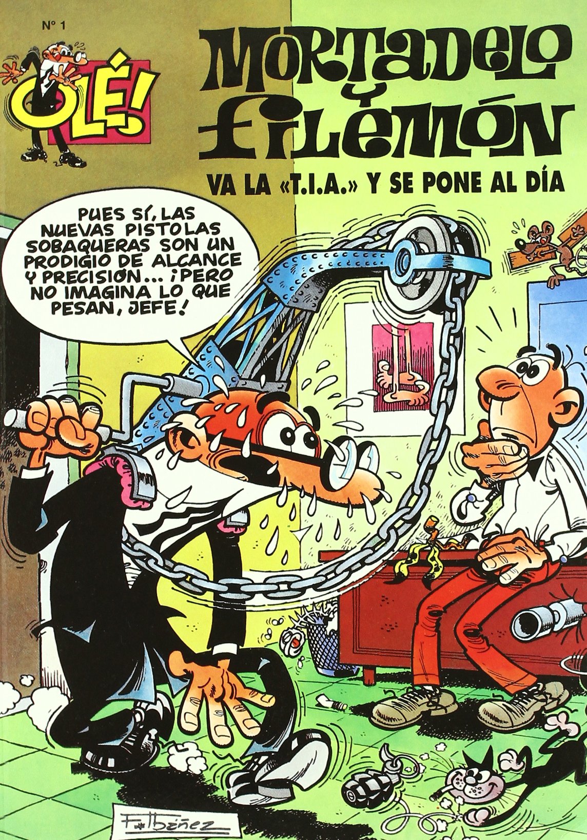 Va la T.I.A. y se pone al día (Olé! Mortadelo 1) Manga