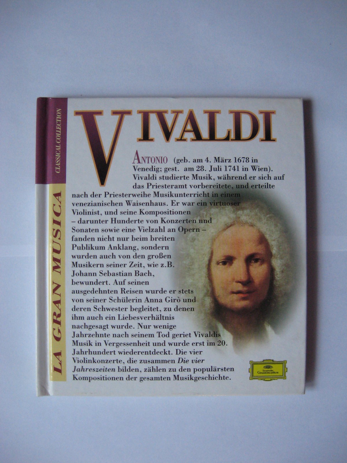 Antonio Vivaldi (La Gran Musica Classical Collection) Pop culture Books