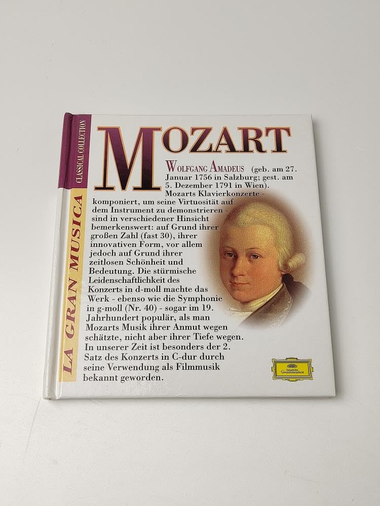 La Gran Musica, Classical Edition. Wolfgang Amadeus Mozart (1756-1791) + Audio-CD Music