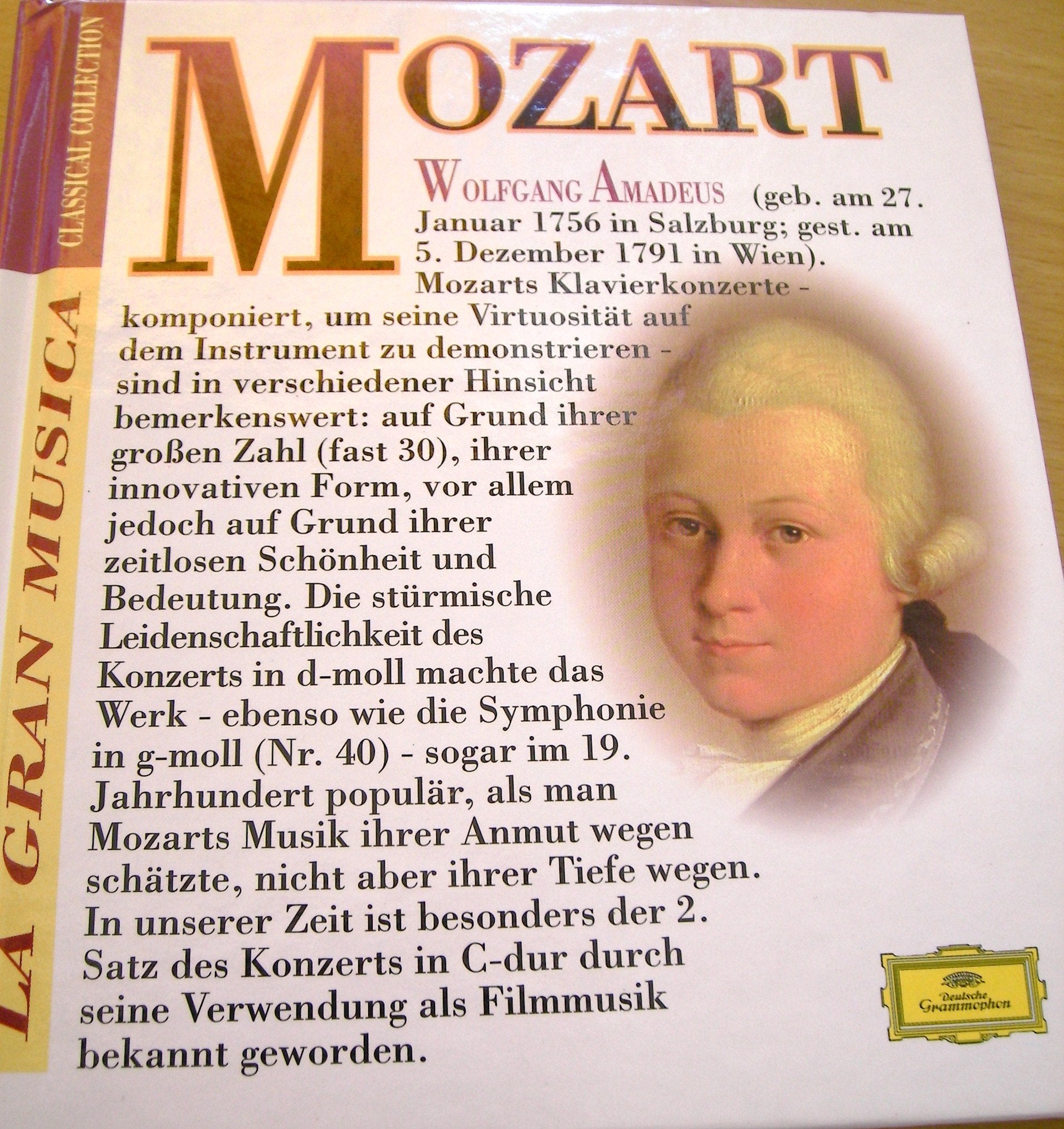 La Gran Musica, Classical Edition. Wolfgang Amadeus Mozart (1756-1791) Books