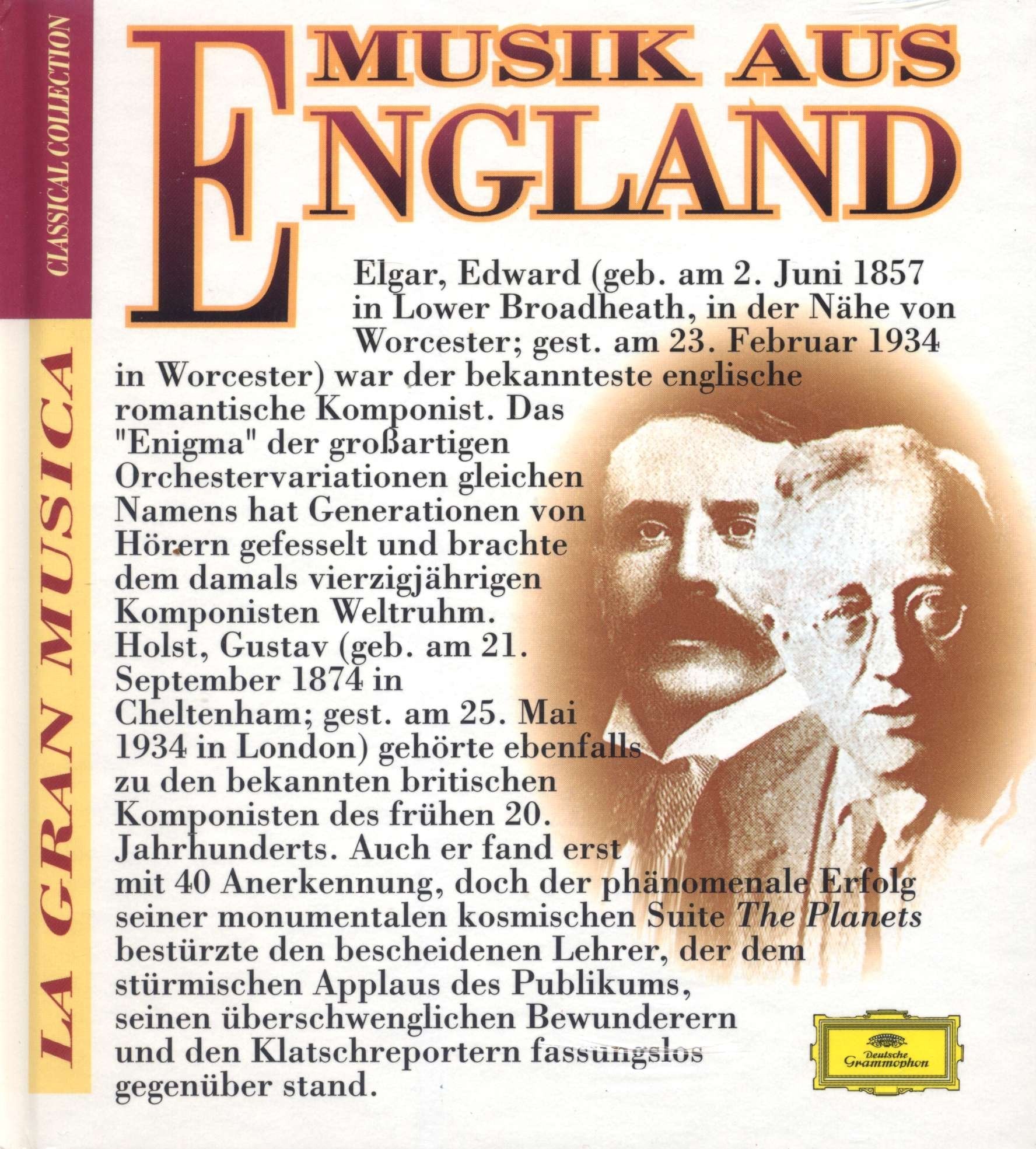 La Gran Musica, Classical Edition. Musik aus England: Edward Elgar, Gustav Holst Books
