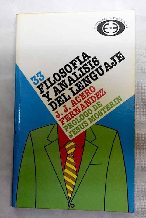 Filosofía y análisis del lenguaje book