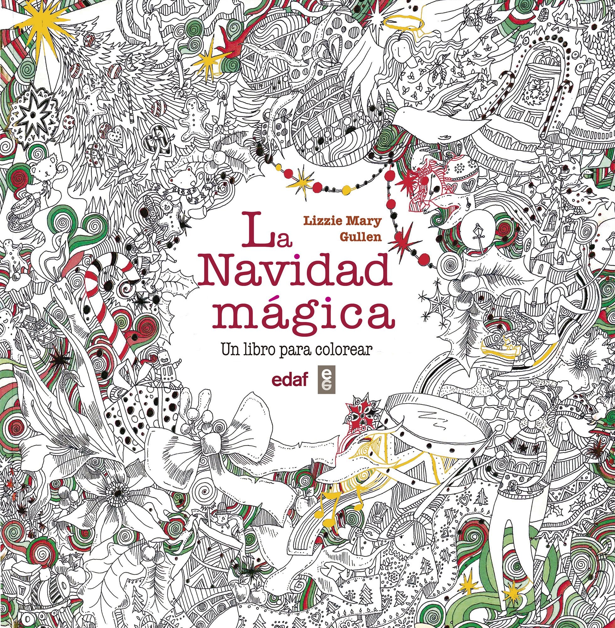 La navidad mágica: Un libro para colorear book