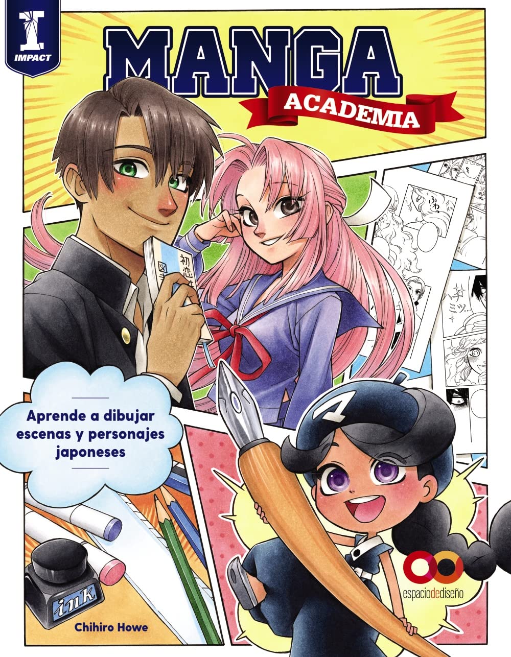 Academia manga. Aprende a dibujar escenas y personajes japoneses book