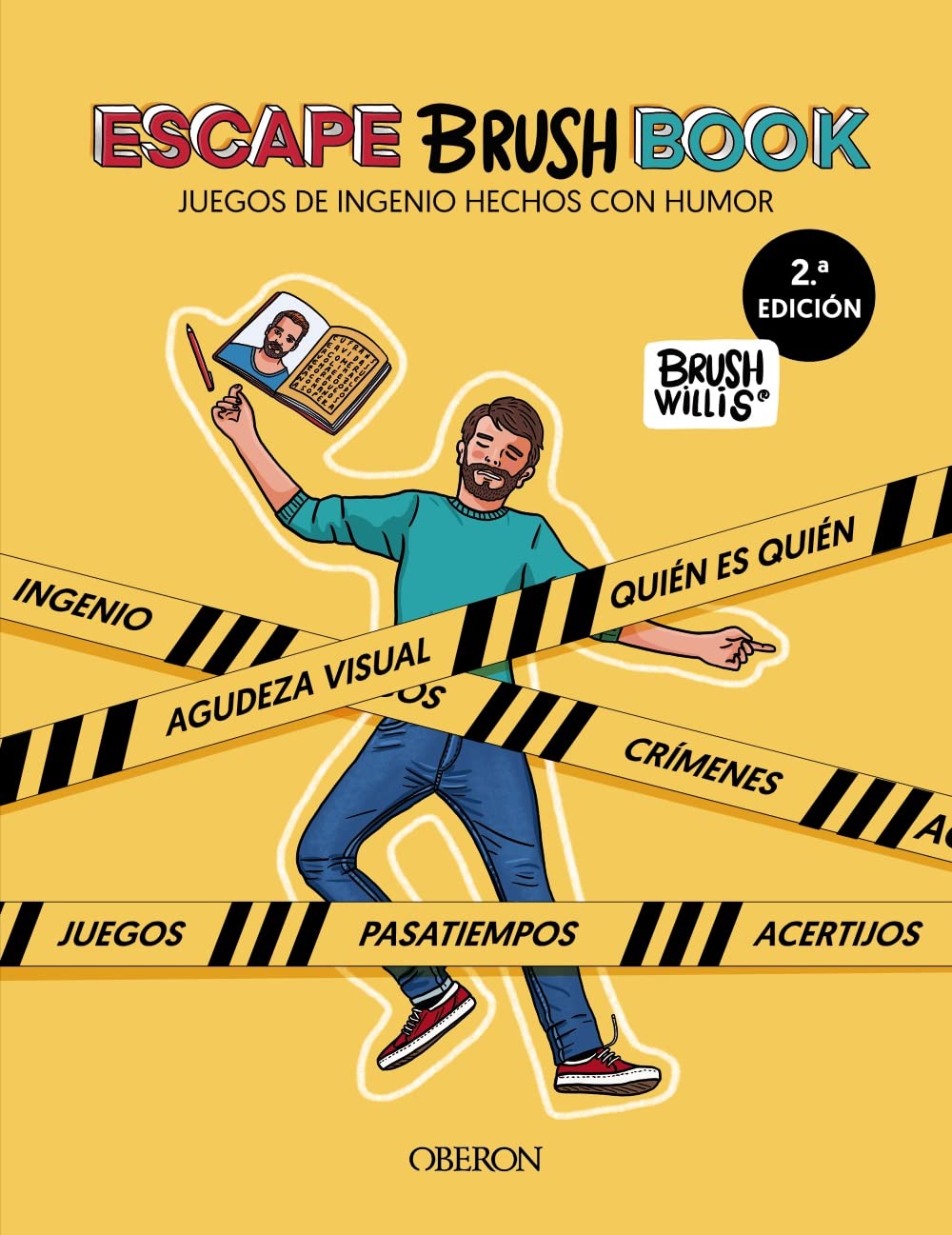 ESCAPE BRUSH BOOK: Juegos de ingenio hechos con humor (Libros singulares) Leisure & Fun