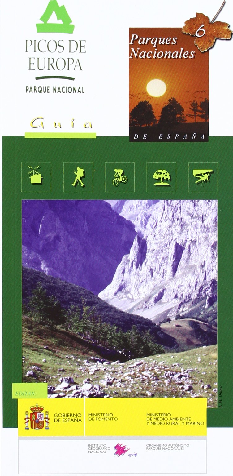 Mapa guía del Parque Nacional de los Picos de Europa Learning & Reference