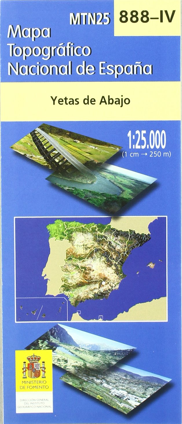 888-4 YETAS DE ABAJO1:25.000 Maps & Plans