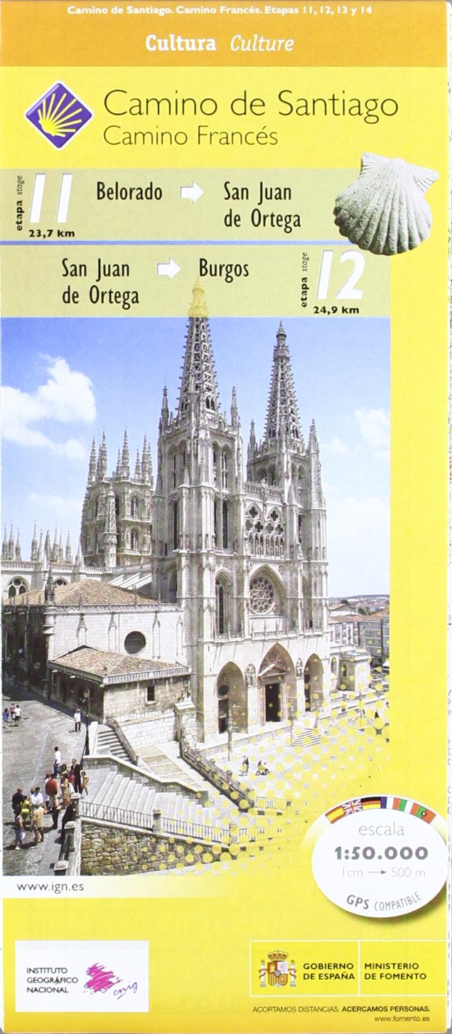 Camino Santiago: Belorado-Boadilla (11-14) Maps & Plans