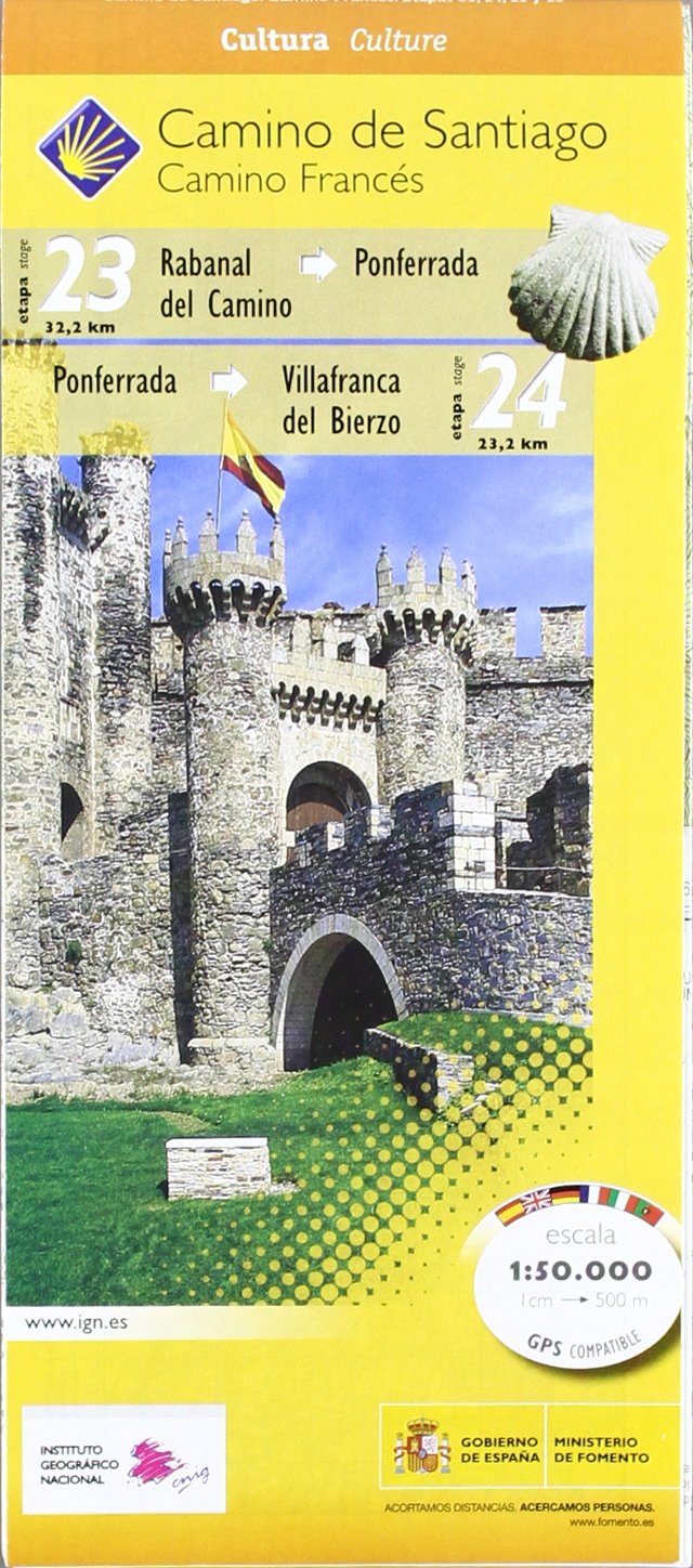 Camino Santiago: Rabanal-Triacastela (23-26) Maps & Plans
