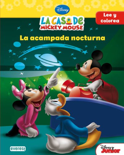 La casa de Mickey Mouse. La acampada nocturna: Lee y colorea (La casa de Mickey Mouse / Libros singulares) Books