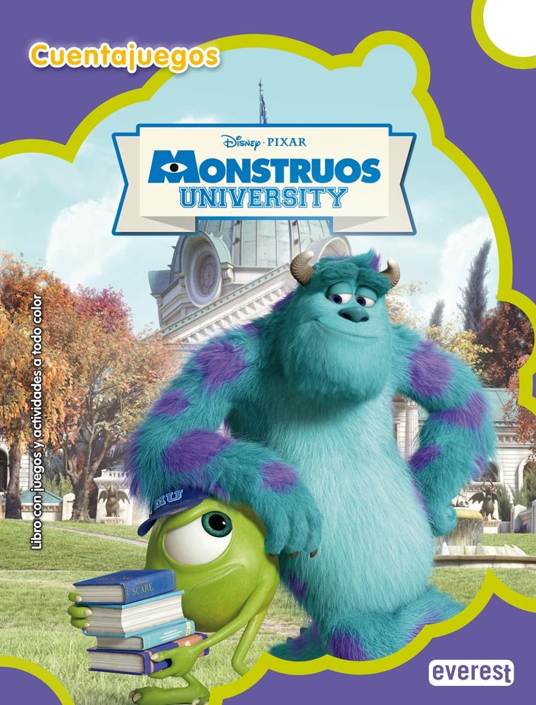 Monstruos University: Libro con juegos y actividades a todo color book