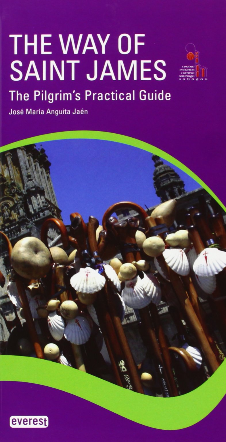 Le chemin de saint-jacques (ang) guide pelerin + carte book