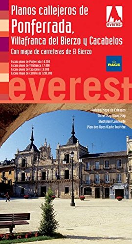Planos callejeros de Ponferrada, Villafranca del Bierzo y Cacabelos: Con mapa de Carreteras de El Bierzo (Planos callejeros / serie roja) Leisure, Home & Garden