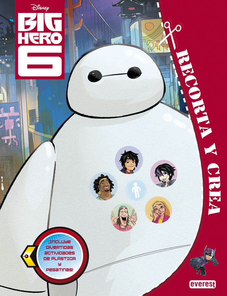 Big Hero 6: ¡Incluye divertidas actividades de plástica y pegatinas! book
