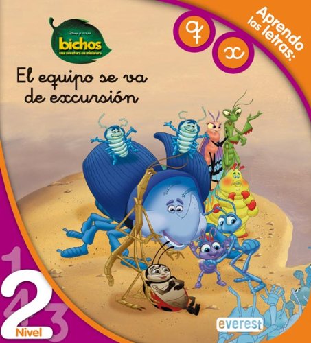 Bichos. El equipo se va de excursión. Lectura Nivel 2: Aprendo las letras: q, x. (Leo con Disney) Children's books