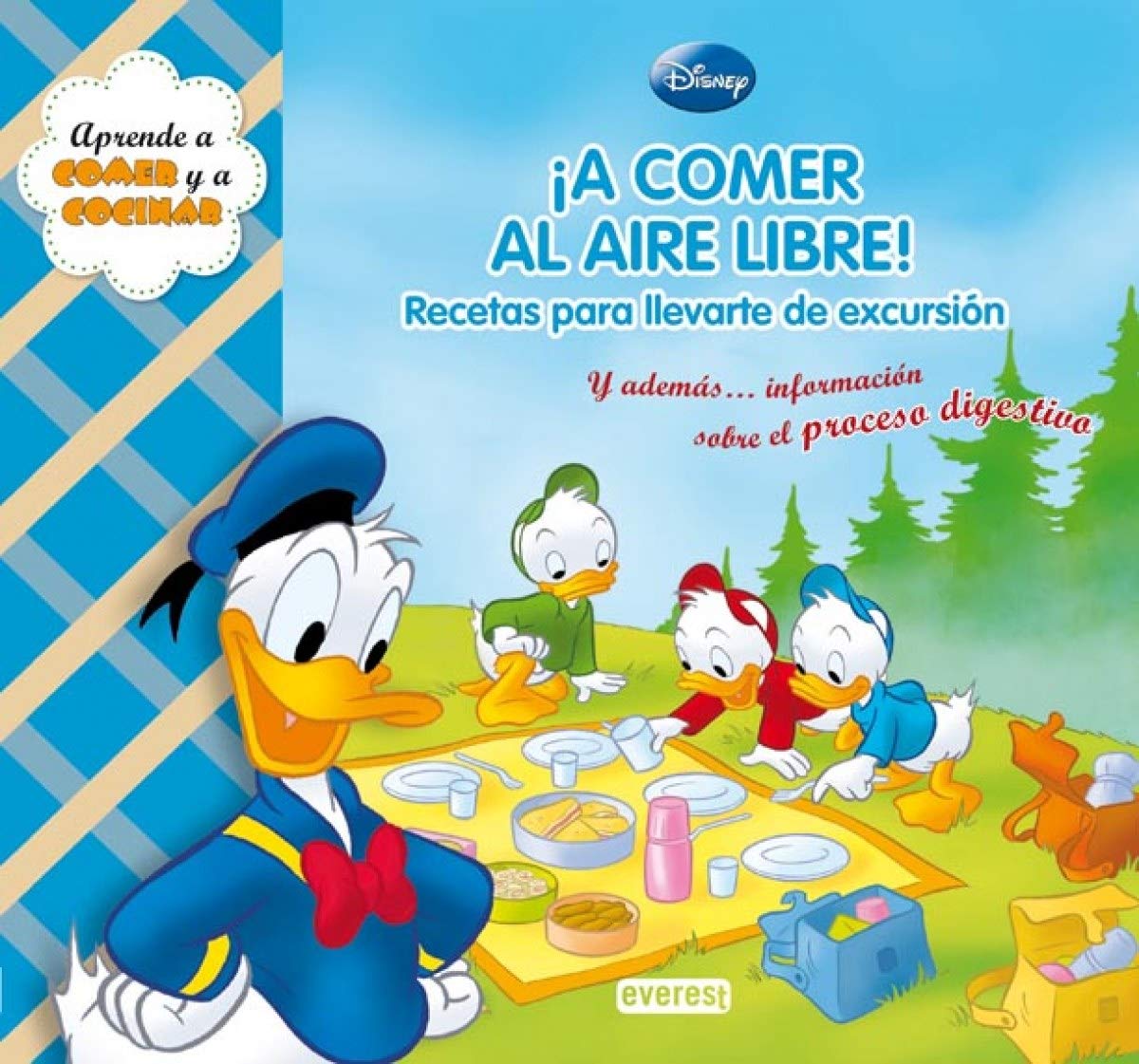 ¡A comer al aire libre! Recetas para llevarte de excursión: Y además... información sobre el proceso digestivo (Aprende a comer y a cocinar) Non-fiction
