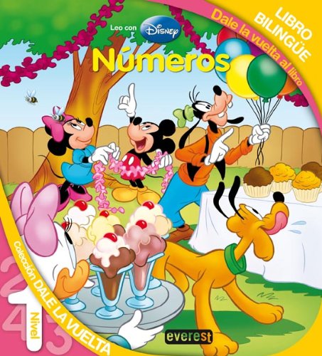 Números/Numbers: Libro bilingüe. Dale la vuelta al libro / Bilingual book. Flip this book (Leo con Disney / Dale la vuelta/Upside down) Non-fiction