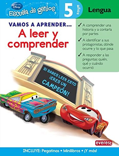 Vamos a aprender-- : a leer y comprender, 5 años (Escuela de genios) Children's books