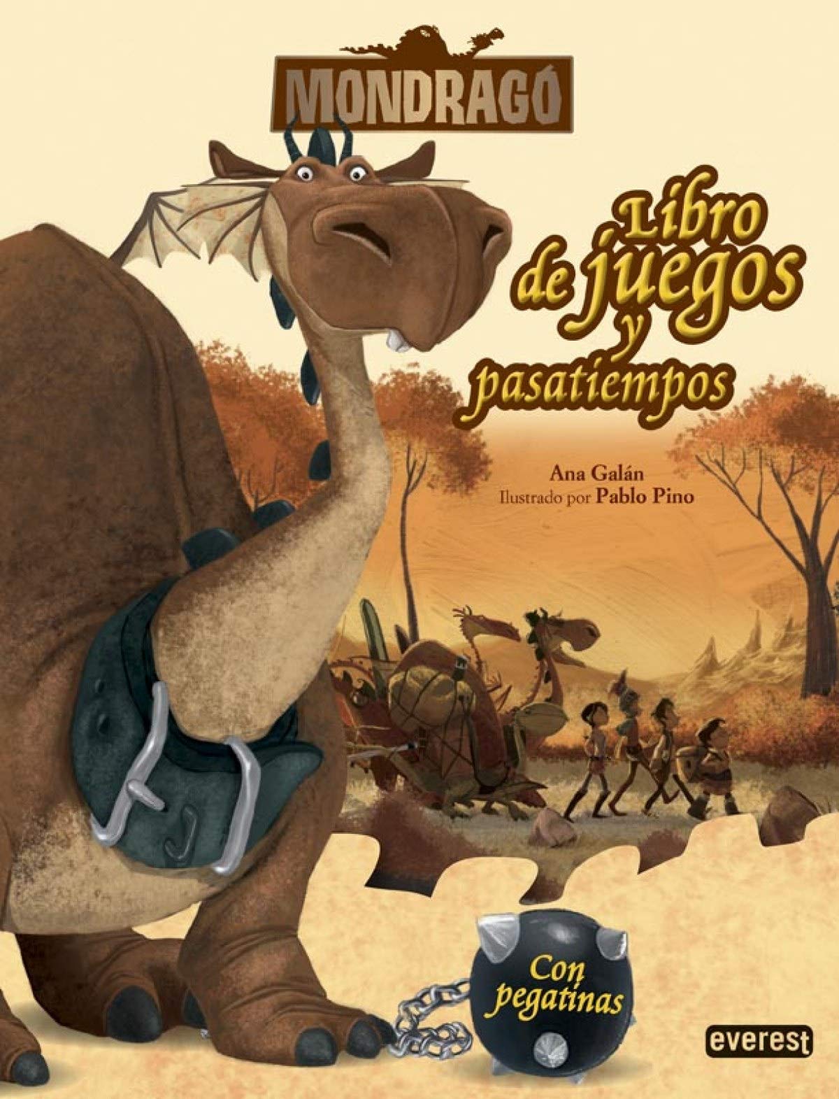 Mondragó. Libro de juegos y pasatiempos con pegatinas: Con pegatinas book