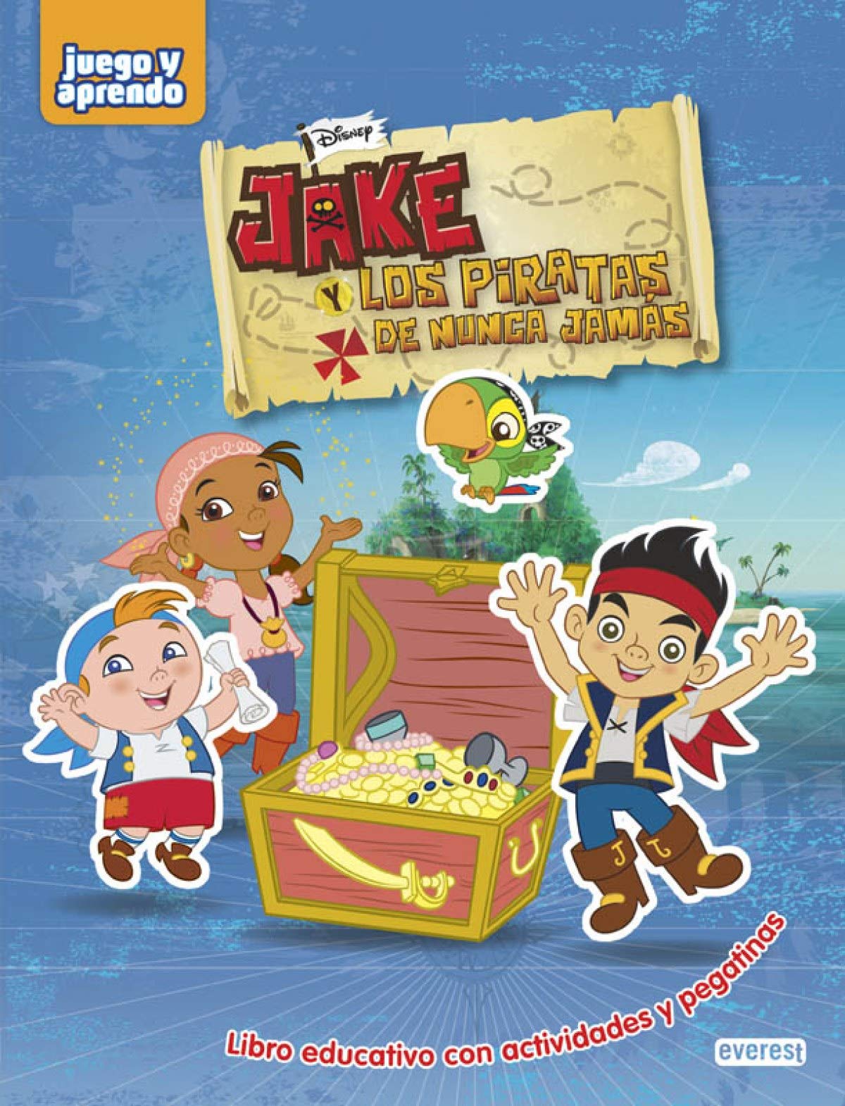 Jake y los piratas de Nunca Jamás: Libro educativo con actividades y pegatinas book