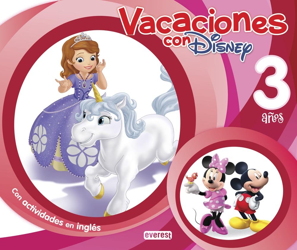 Vacaciones con Disney, Educación Infantil, 3 años: Con actividades en inglés (Vacaciones Disney) Tiptoi & Games