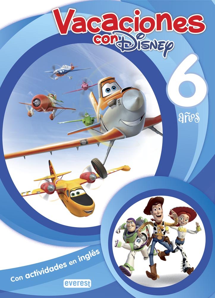 Vacaciones con Disney. 6 años: Con actividades en inglés (Vacaciones Disney) Tiptoi & Games